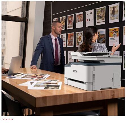 Xerox WorkCentre C235V-DNI Wifi + Fax + Fotokopi + Tarayıcı Çok Fonksiyonlu Lazer Yazıcı