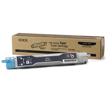 Xerox Phaser 6350-106R01144 Mavi Orijinal Toner Yüksek Kapasiteli