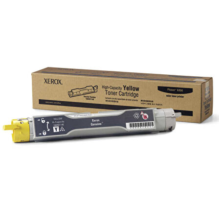 Xerox Phaser 6350-106R01146 Sarı Orijinal Toner Yüksek Kapasiteli