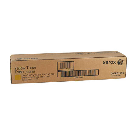 Xerox WorkCentre 7755-006R01450 Sarı Orijinal Fotokopi Toner