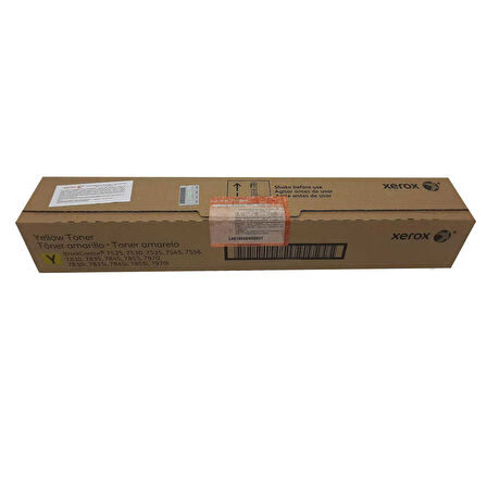 Xerox Workcentre 7525-006R01510 Metered Sarı Orijinal Fotokopi Toner