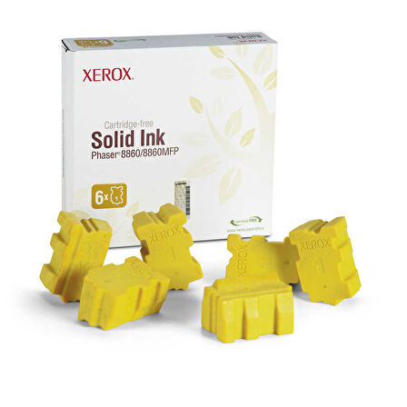 Xerox Phaser 8860-108R00799 Sarı Orijinal Katı Mürekkep Altılı