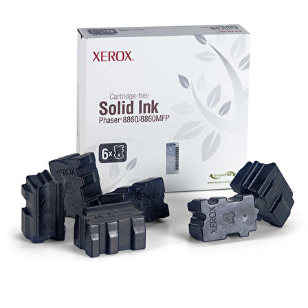 Xerox Phaser 8860-108R00800 Siyah Orijinal Katı Mürekkep Altılı