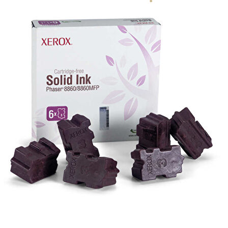 Xerox Phaser 8860-108R00818 Kırmızı Orijinal Katı Mürekkep Altılı