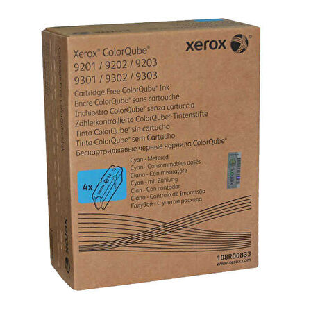 Xerox ColorQube 9201-108R00833 Metered Mavi Orijinal Katı Mürekkep Dörtlü