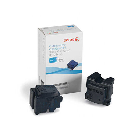 Xerox ColorQube 8570-108R00936 Mavi Orijinal Katı Mürekkep İkili