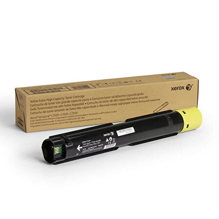 Xerox Versalink C7020-106R03746 Sarı Orijinal Toner Yüksek Kapasiteli