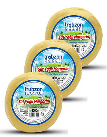 Süt Yağlı Yemeklik Yağ 3x1 Kg