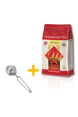 Mahmood Tea Seylan Pekoe Dökme Çay 400 gr Ve Küre Tasarımlı Silver Çay Süzgeci Bundle