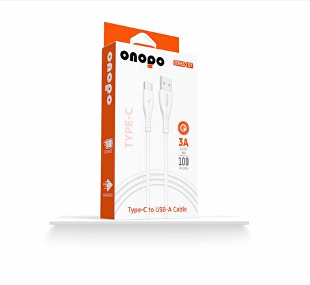 Type-C Usb Hızlı Şarj ve Data Kablosu 3.0A / 1MT - D7