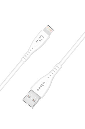 onopo İphone Apple Uyumlu  Lightning Usb Hızlı Şarj Ve Data Kablosu 3.0a / 1mt - D8