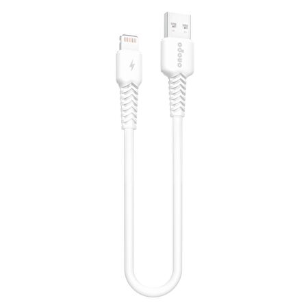 Lightning To USB Mini Kablo 3.4A Hızlı Şarj ve Data Kablosu 30CM - Q3