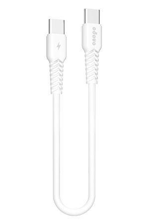 onopo Android Xiaomi Ve Samsung Uyumlu Type-C To Type-C Mini Pd 25W Hızlı Şarj ve Data Kablosu 30CM - P2