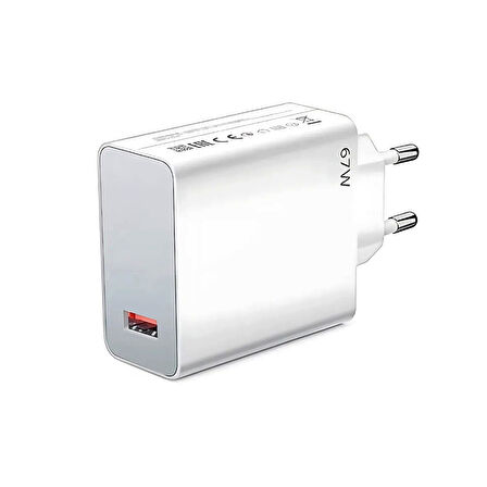 Tonex 67W USB Girişli Turbo Şarj Adaptörü (Başlık)