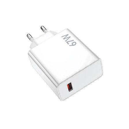 Tonex 67W USB Girişli Turbo Şarj Adaptörü (Başlık)