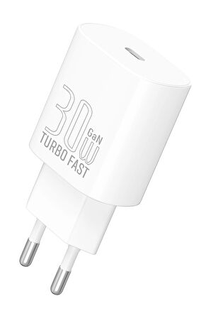 onopo Iphone ve Android Uyumlu 30W Type-C Girişli Şarj Adaptörü Başlığı - M1