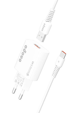 Android Xiaomi Ve Samsung Uyumlu Hızlı Şarj Type-c Usb 3.4a Hızlı Şarj Cihazı 20w - X7