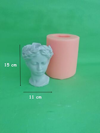 Helen Saksı (15 Cm) Silikon Kalıp