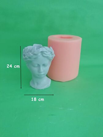 Helen Saksı (24 Cm) Silikon Kalıp
