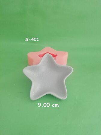 Yıldız Sunumluk (9 Cm) Silikon Kalıp