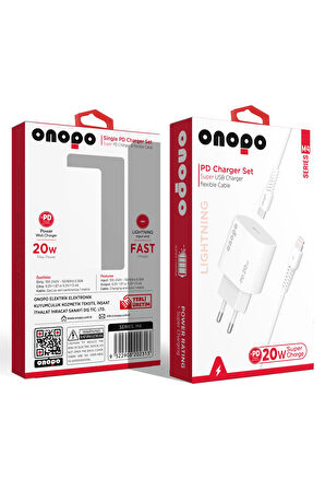 onopo İphone Apple Uyumlu  Lightning Usb İphone 20W Hızlı Şarj Cihazı 3.4A - M4