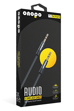 onopo Audio 3.5MM Aux Kablosu 1,5 Metre - F1