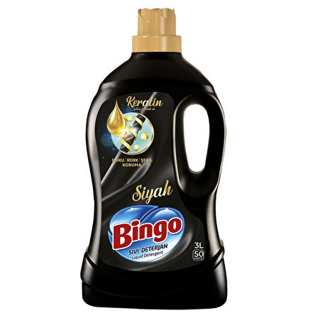 Bingo Sıvı Deterjan 3 lt Siyah ve Renkli 2 li Paket