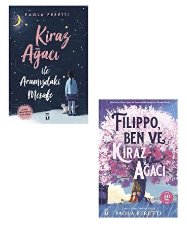 Paola Peretti Seti 2 Kitap (Kiraz Ağacı ile Aramızdaki Mesafe + Filippo Ben ve Kiraz Ağacı)