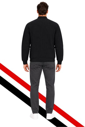BEŞİKTAŞ LOGOLU ERKEK FERMUARLI SWEATSHIRT 