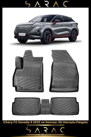 Chery Fx/omoda 5 2024 Model Araca Özel 3d Havuzlu Paspas