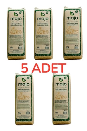 Tavşan Hamster Ginepig Ve Kemirgen Tozsuz Çam Talaşı 5 Adet 15lt Sıkıştırılmış Paket