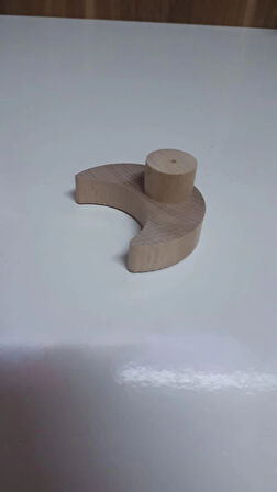 Hilal Ay Kulp Ahşap Kulp Dolap Kulpu Mobilya Kulpu 