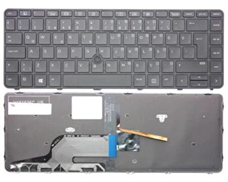 Hp ProBook 430 G4 Uyumlu Notebook Klavyesi - Siyah - TR