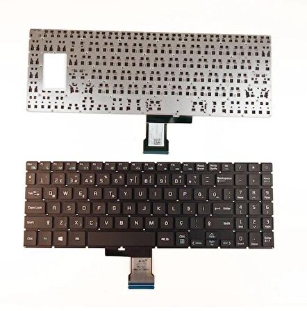 Casper 8565 Uyumlu Notebook Klavyesi - Siyah - TR