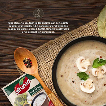 Altunsa Hazır Kremalı Mantar Çorbası 60 Gr 12 Lİ paket