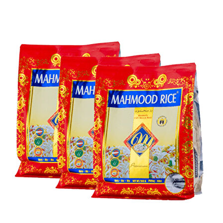 Mahmood Rıce Basmati Pirinç 900 gr X 3 Adet