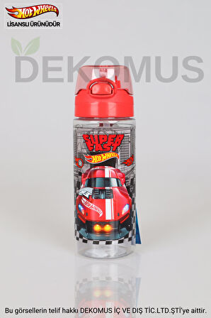 YENİ SEZON LİSANSLI HOT WHEELS TRITAN MATARA 500 ML