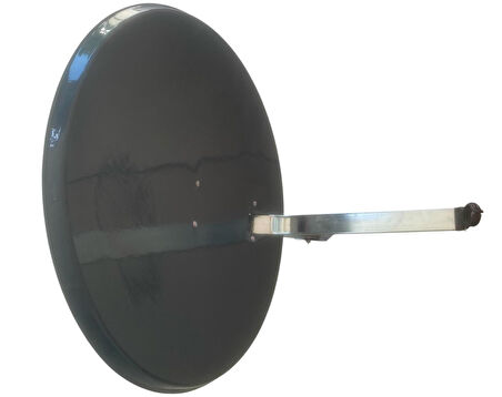 Kalın Saclı Siyah 80 cm Uydu Çanak Anteni