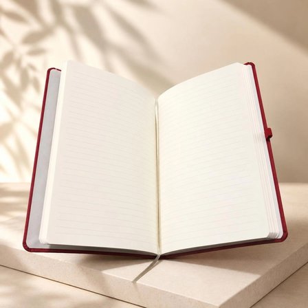 Şık Tasarım Lastikli Ajanda/Defter - 4 Farklı Renk Seçeneği 