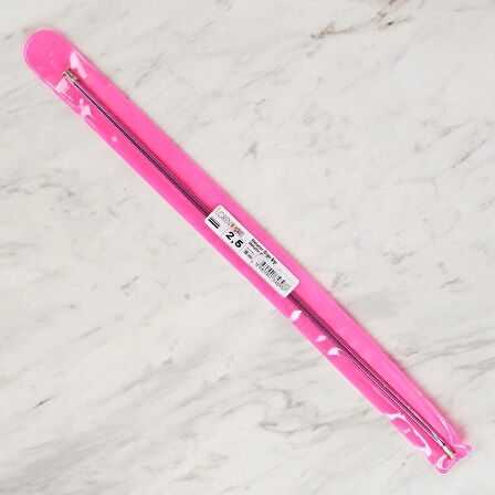 Loren Cratfs 2,5 mm 35 cm Mor Metal Örgü Şişi - LR