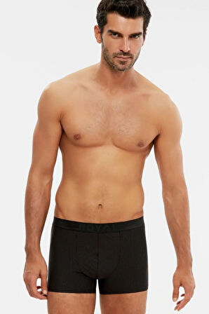 Erkek Selipek Penye Kendinden Çizgi Desenli Boxer 2 Li