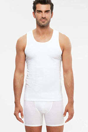 Erkek Penye Modal Sport Atlet 6 Lı Beyaz S-xl