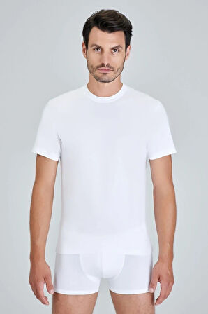 Erkek Penye Likra Compact 0-yaka James T-shirt Atlet 2 Li