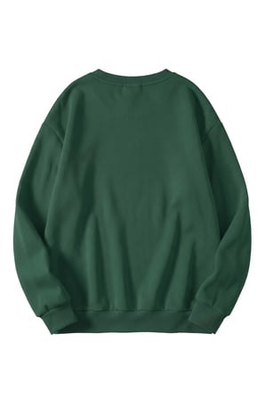 Unisex Monaco Baskılı Bisiklet Yaka Sweatshirt
