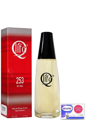 Qlife Erkek Parfümü 50 ml No:253 Lacoste Red