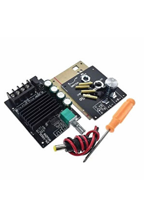 Zk-1002l 2x100w Mini Bluetooth 5.0 Kablosuz Stereo Amfi Devresi