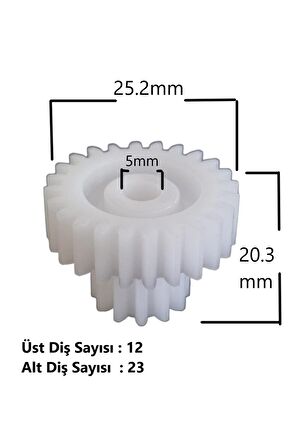 EMSAN E43HBR GLASSY 701 BLENDER ÇİFT DİŞLİ (HAZNE KAPAĞINDA)