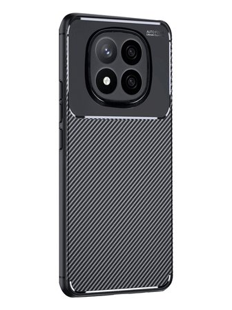 Xiaomi Redmi Note 15 Pro Plus 5G Uyumlu Kılıf Karbon Tasarım Kamera Korumalı Silikon Telefon Kılıfı
