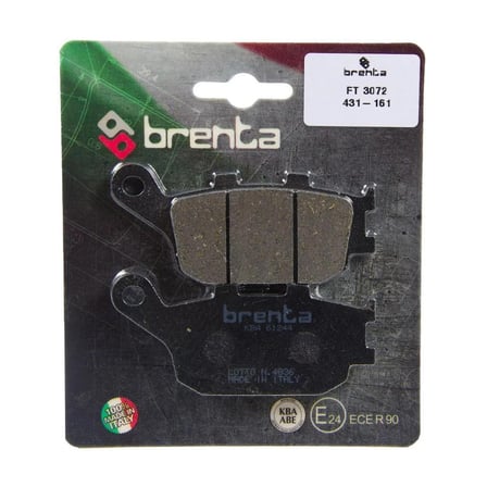 Brenta Organik Fren Balata Ft 3072 Arka Honda Nc700 Nc750 S X 12-13 Cb Cbr Cbf 600 Dl 650 1000 Mt-07 Mt-09