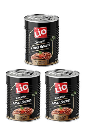 LİO SADE BAKLA KONVERVESİ 400GR X3